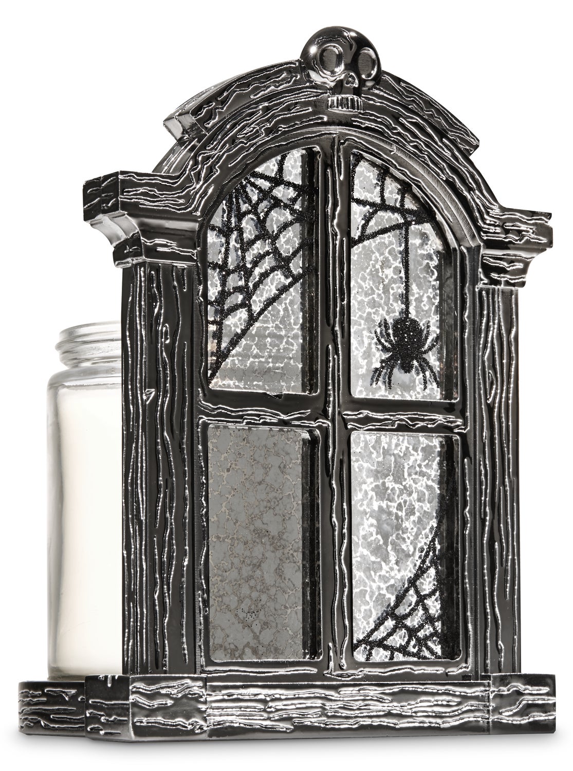 Halloween Window Single Wick Candle Holder