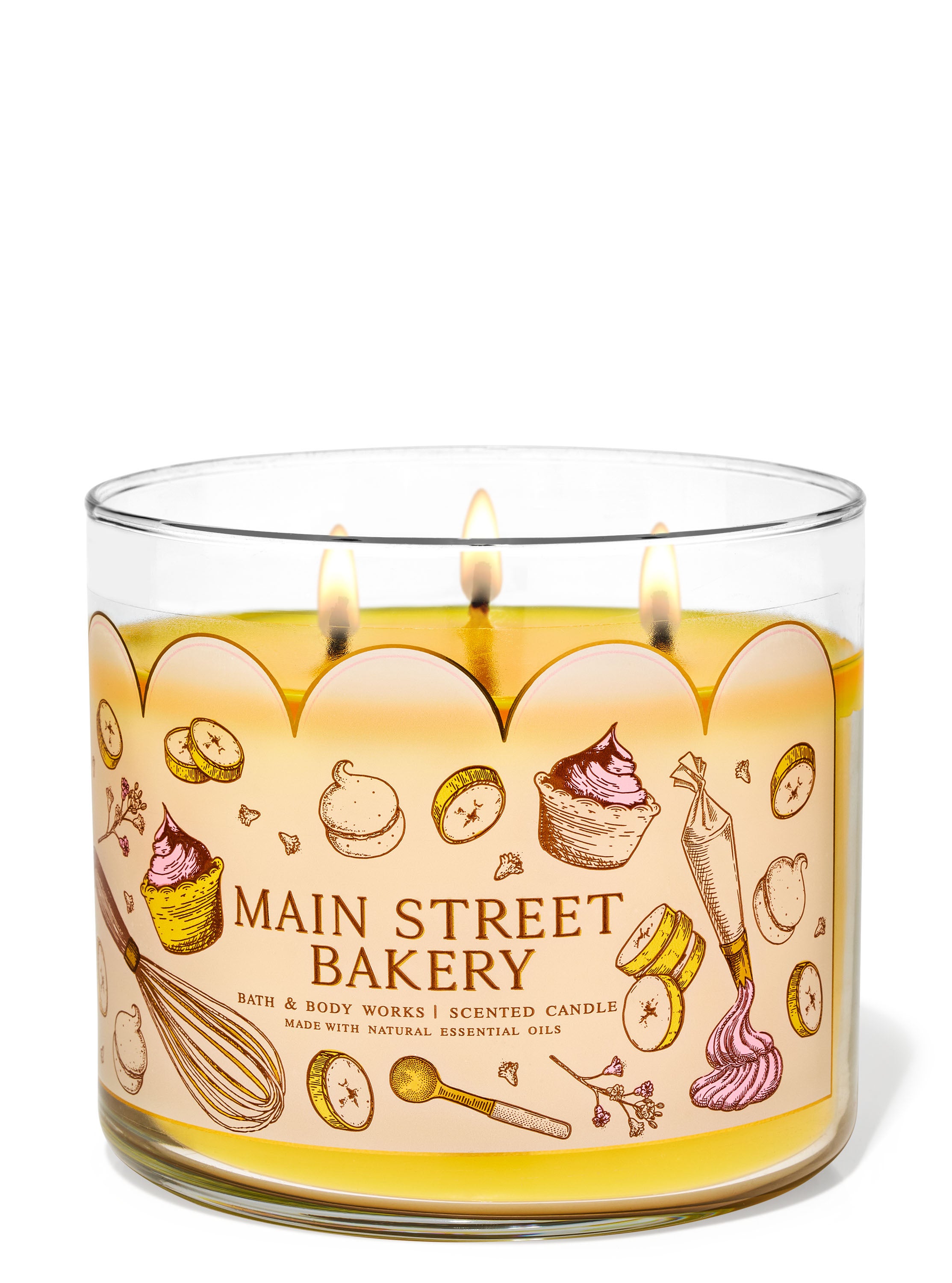 Main Street Bakery 3-Wick Candle