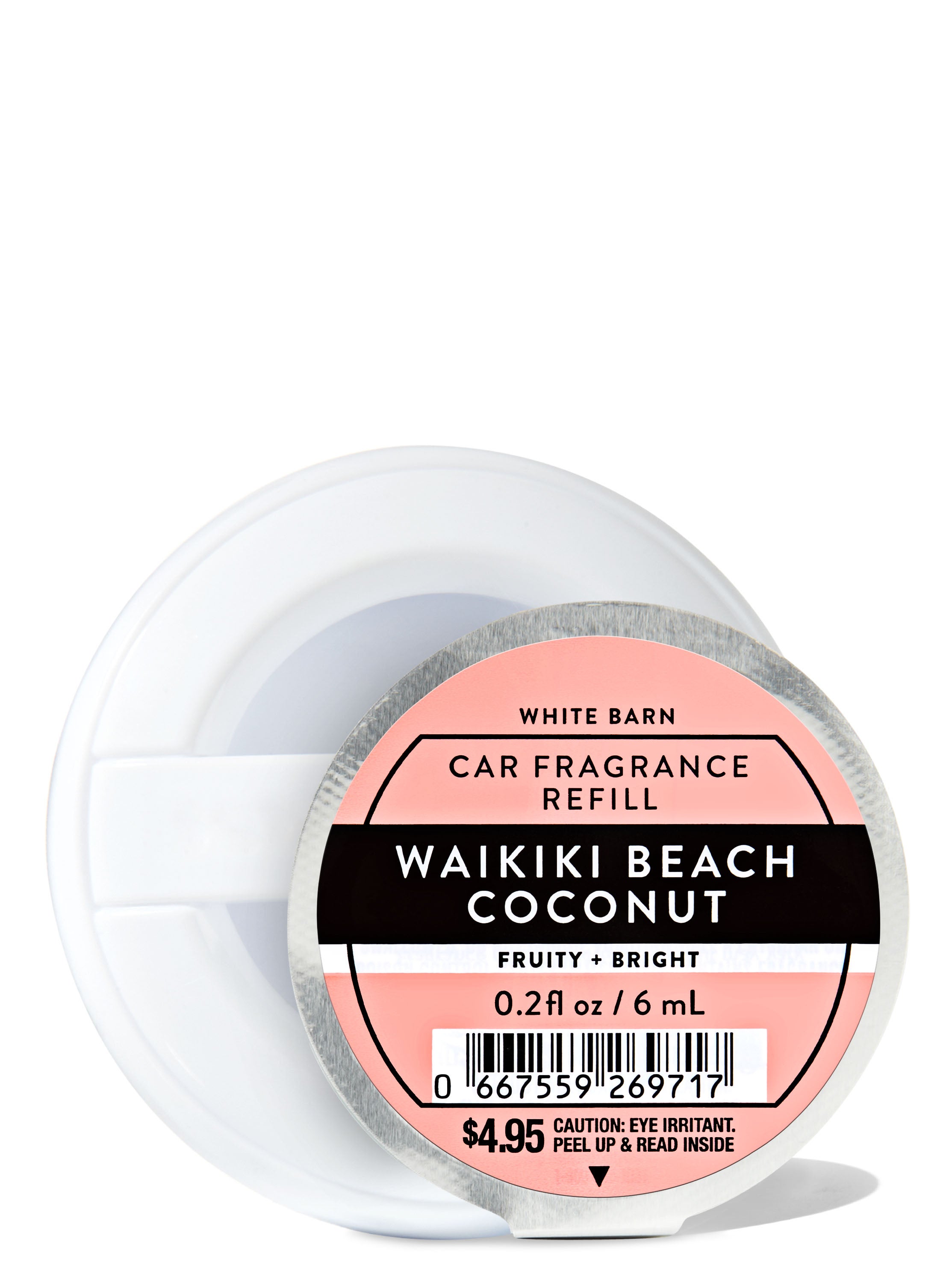 Waikiki Beach Coconut Car Fragrance Refill