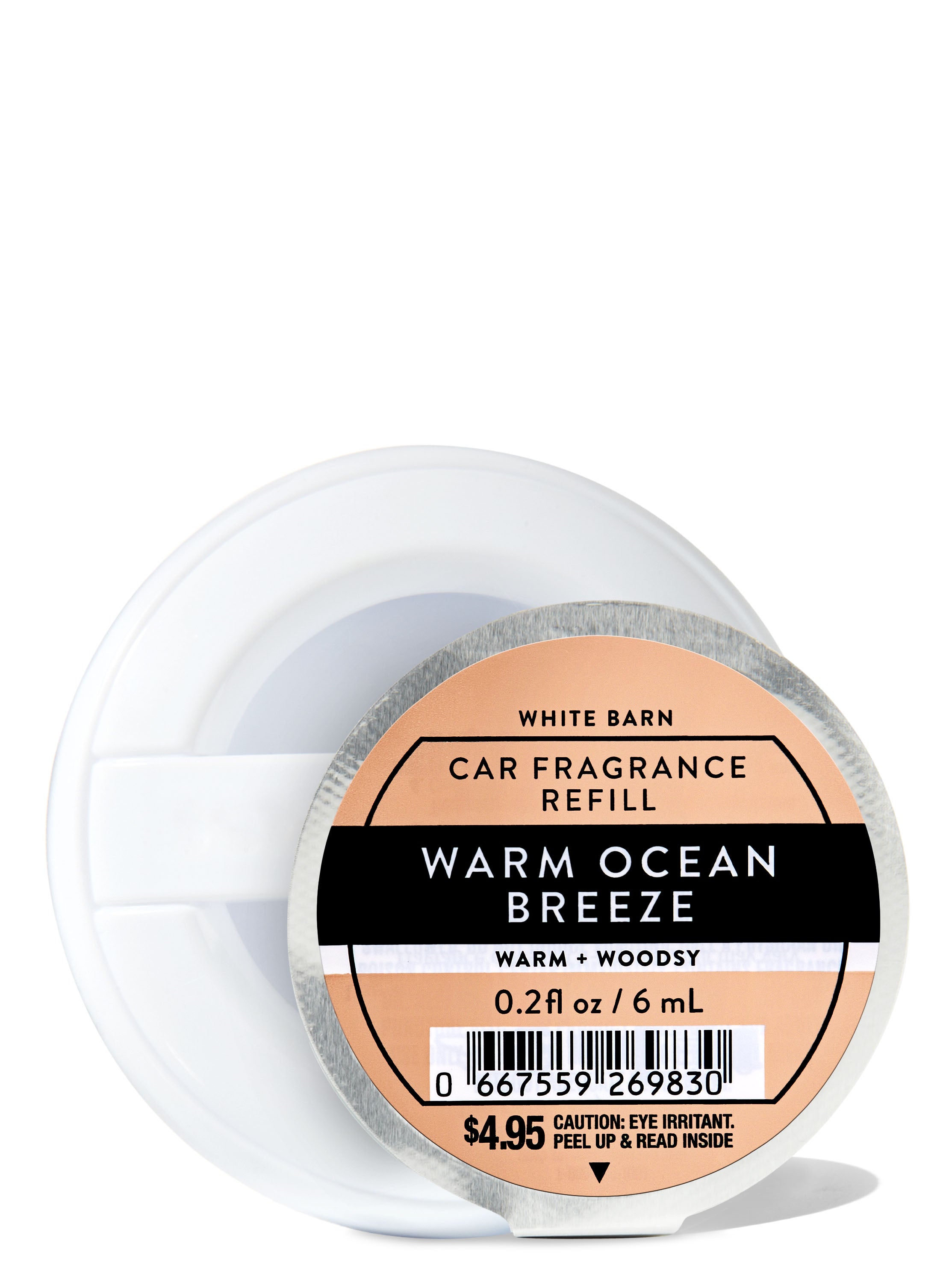 Warm Ocean Breeze Car Fragrance Refill